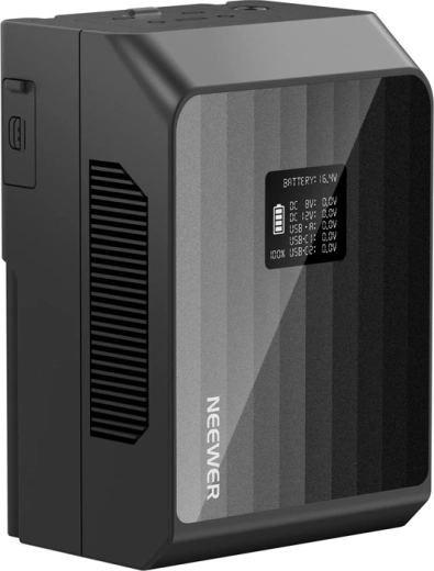 Neewer V-mount akkumulátor 6800 mAh 14,5 V 99 Wh, PD 100 W gyorstöltéssel