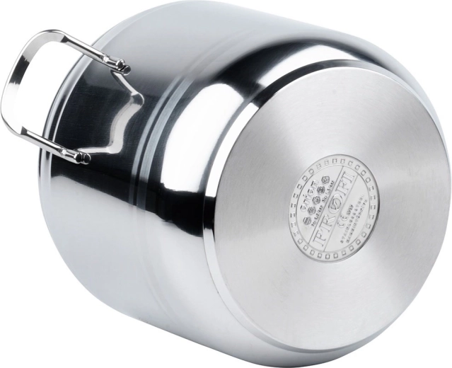 Strapabíró rozsdamentes acél és 3 rétegű alj