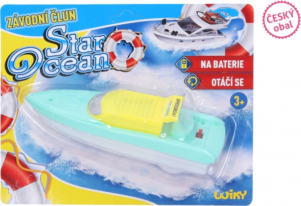 Elemmel működő csónak 18 cm - cseh csomagolás