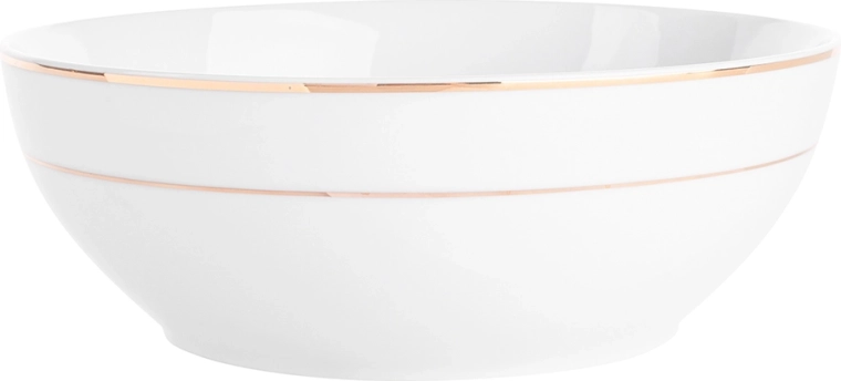 MariaPaula aranyvonalas porcelán salátástál 23 cm, 1,75 l