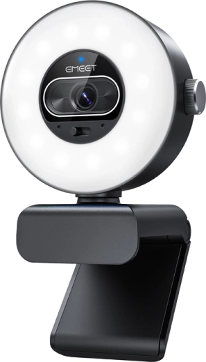EMEET SmartCam S600L 4K webkamera körfénnyel