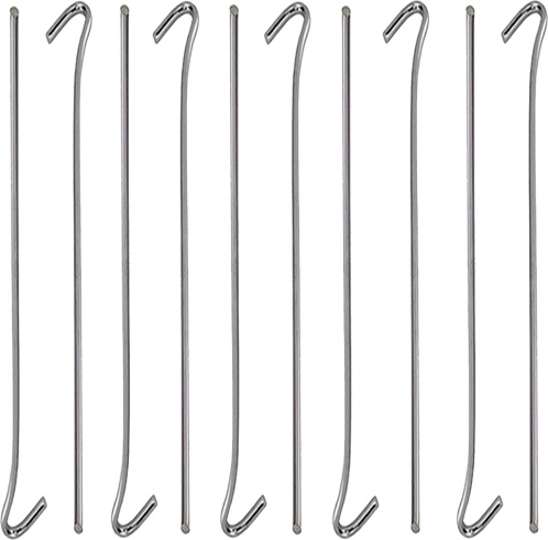 Acél sátorcövekek 31 cm – 10 darabos készlet