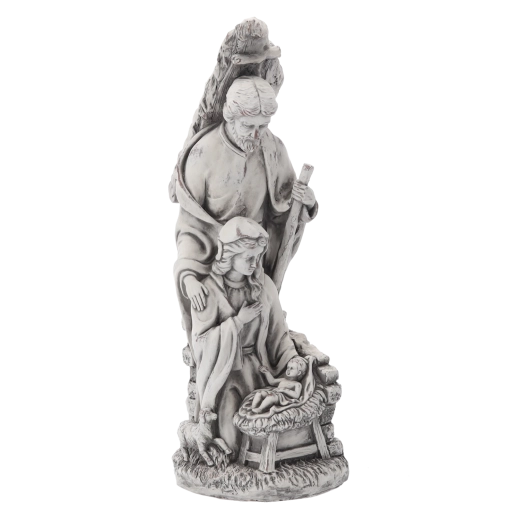 Karácsonyi figurális dekoráció Szent család 75 cm - 1 db