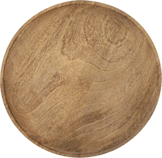 Orion kerek tálalótálca mangófából, 30 cm