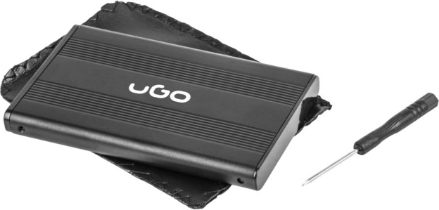 Külső alumínium 2,5" SATA USB 2.0 hordozható UGO lemezkeret