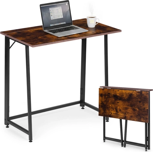 Összecsukható íróasztal 80 × 45 cm loft stílusban MODERNHOME