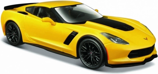 Maisto Corvette Z06 fém modell 1:24 sárga