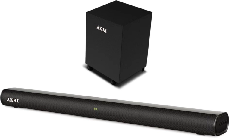Akai 2.1-es soundbar vezetékes mélysugárzóval, 80 W RMS