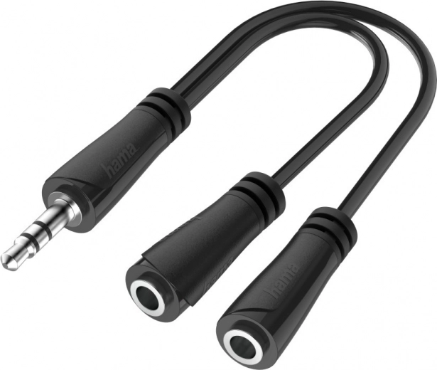Sztereó audio elosztó 3,5 mm-es jack (1× dugó – 2× aljzat)