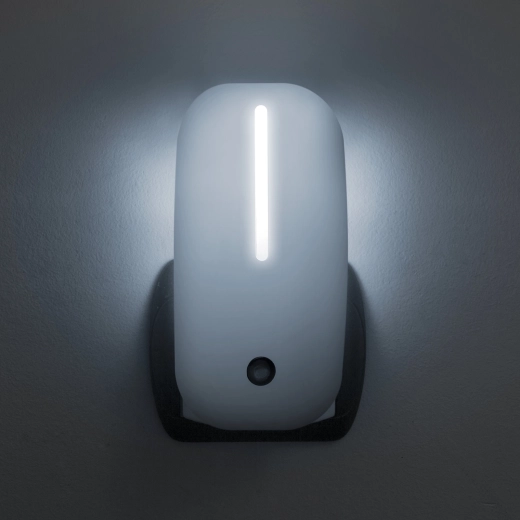 LED-es tájékozódási éjszakai fényérzékelős lámpa, fehér
