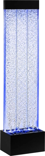 Szabadon álló buborékos vízfal LED RGB 150 × 39 × 26 cm