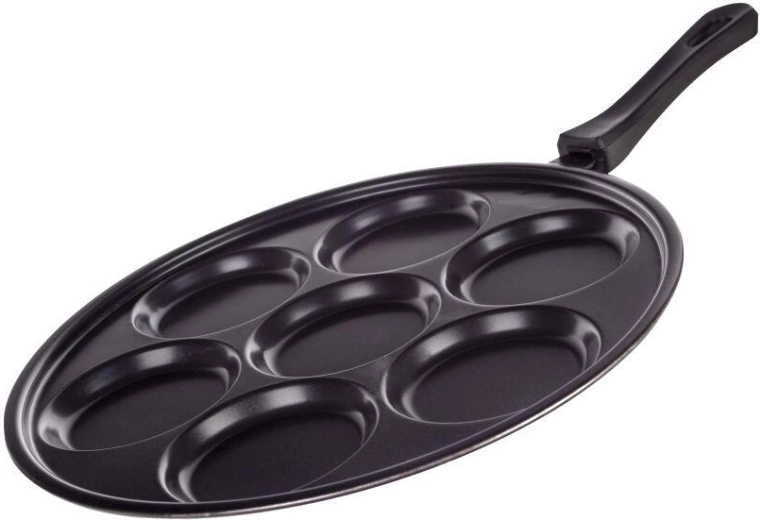 29 cm-es palacsintasütő 7 darabhoz, tapadásmentes felülettel