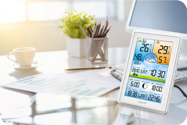 Pontos idő DCF77-tel és okos funkciók