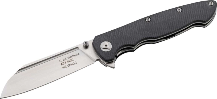 Egykezes zsebkés 9 cm Sheepfoot, G10, fekete