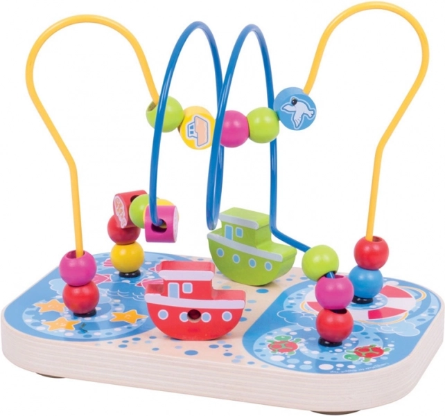 Bigjigs Baby fa motoros labirint Tenger