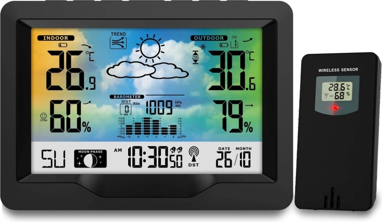 Pontos DCF77 idő és ébresztő funkció