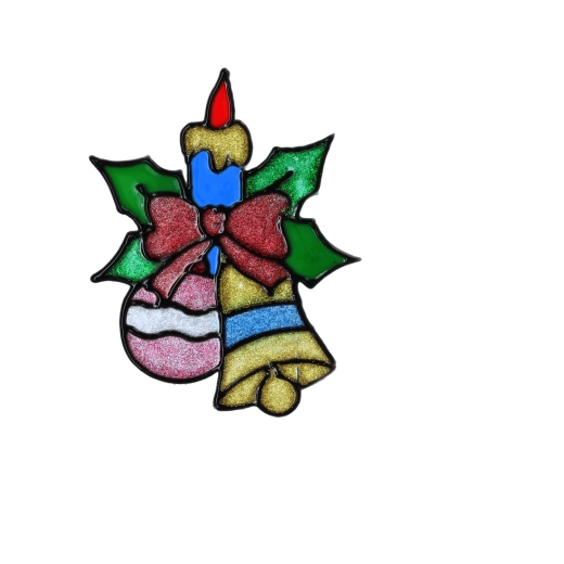 Csillogó üvegfestéses hatás üvegen