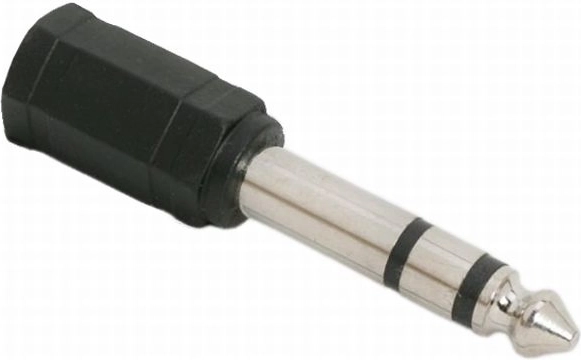 Sztereó Jack 3,5 mm–Jack 6,3 mm adapter