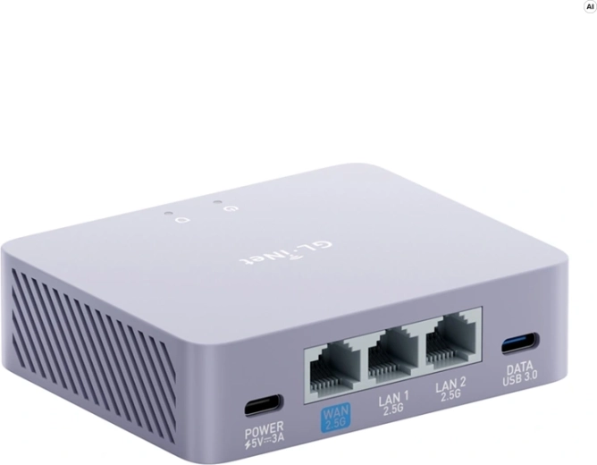 3× 2,5GbE és USB-C 3.0 bővítéshez