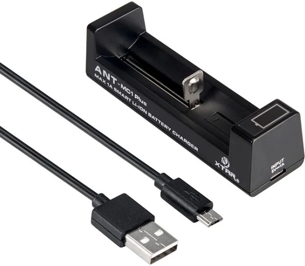 Töltő Li-ion hengeres akkumulátorokhoz 18650 Xtar ANT MC1 Plus – 1 db