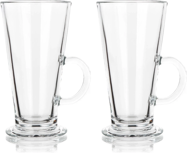 Üveg latte bögrék 270 ml TANGER, 2 darabos készlet