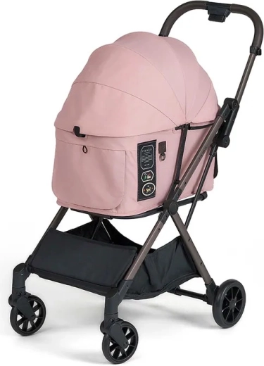 FIKAGO kutya- és macskakocsi Mist Pink