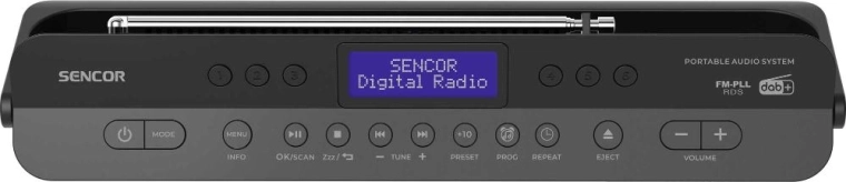 DAB+ digitális rádió és FM-adás