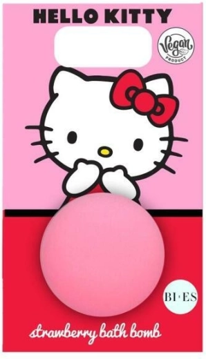 HELLO KITTY eper illatú fürdőbomba 165 g