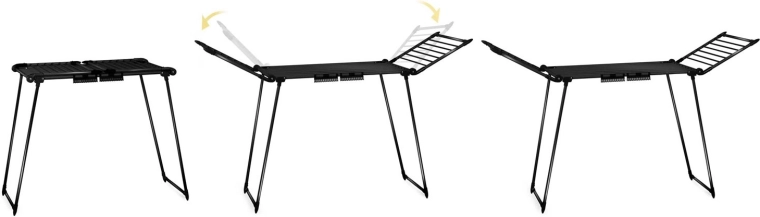 Összecsukható szárnyak és gyors felállítás