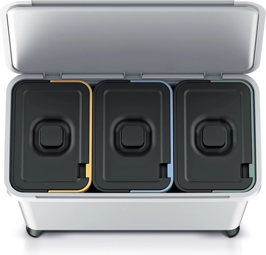 Áttekinthető válogatás három különálló edénynek köszönhetően