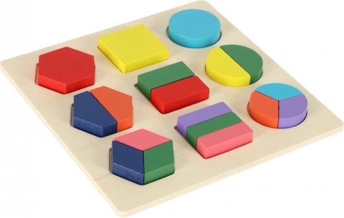 Fa oktató geometriai formák kirakója