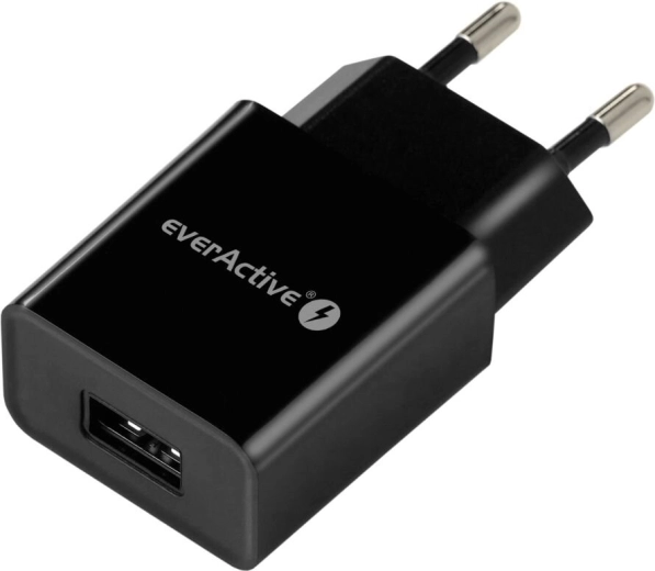 Hálózati töltő 1× USB 12 W 2,4 A everActive