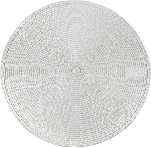 TONDO kerek műanyag alátét, 38 cm, világosszürke