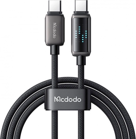 USB-C kábel Mcdodo LED kijelzővel, 100W, 1.2m