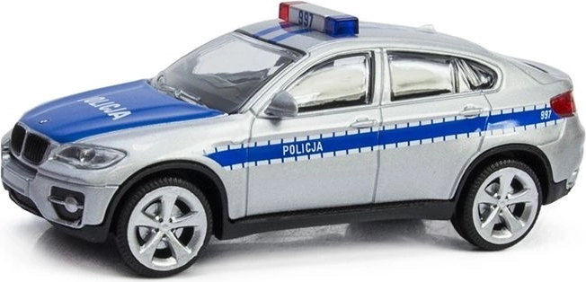 Rastar BMW X6 rendőrautó 1:43 - 1 darab