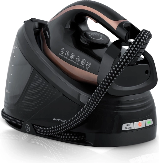 Kerámia talp kiváló siklással és Self Clean funkcióval