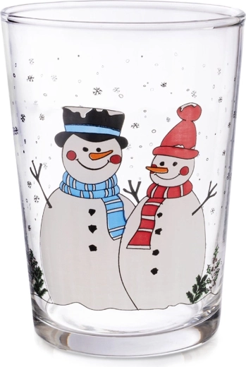Pohár hóemberekkel 500 ml