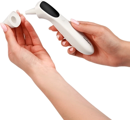 Homlokról és fülből történő mérés 1 másodperc alatt