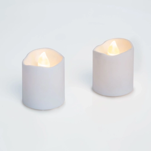 Fehér LED-gyertya - 1 darab