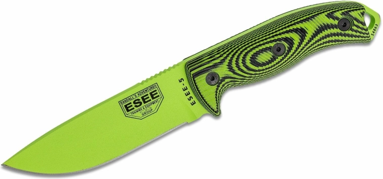 ESEE 5 Venom univerzális kés 13,3 cm, G10, kydex tok