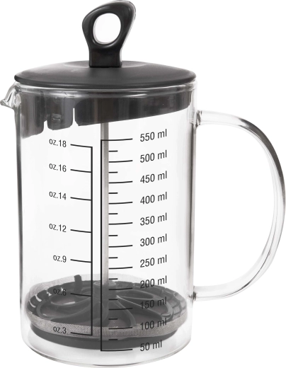 Kávé- és teáskanna szűrődugattyúval, 660 ml