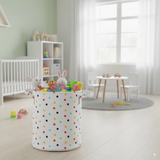 Játékos pöttyös dizájn