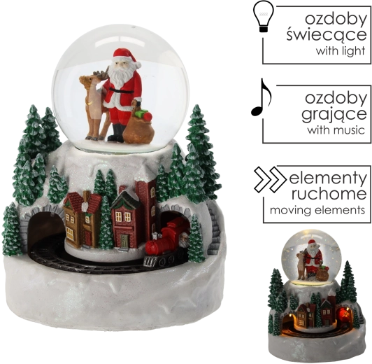 Forgó kisvonat és meleg LED világítás