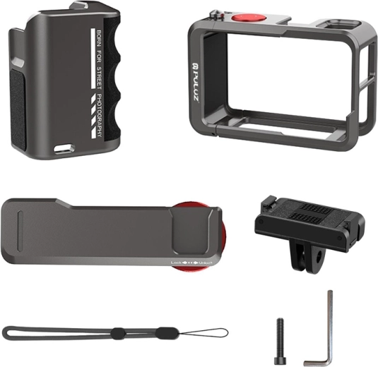 Cold shoe és karos exponálógomb