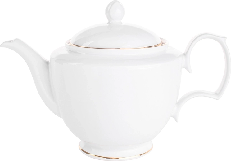MariaPaula Klasszikus arany vonal porcelán teáskanna 1,2 l