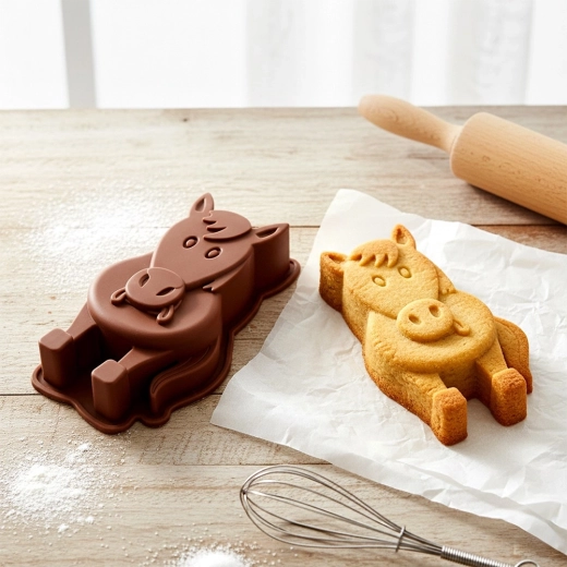 Részletgazdag 3D ló motívum