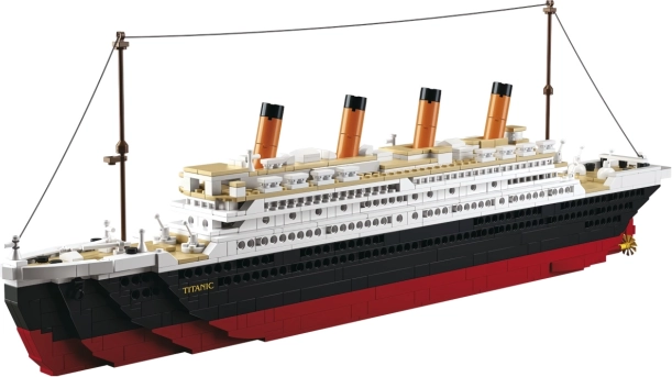 SLUBAN Titanic építőkészlet – nagy modell, 1018 darab
