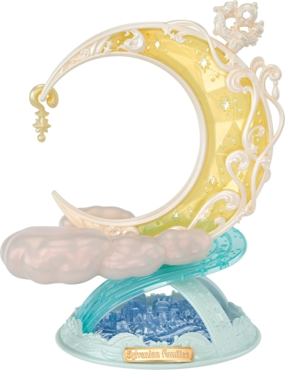 Varázslatos állvány holddal és felhőkkel