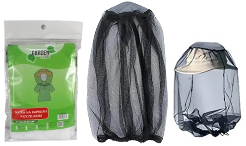 Szúnyogháló méhészkalaphoz/rovarháló 57 × 57 cm