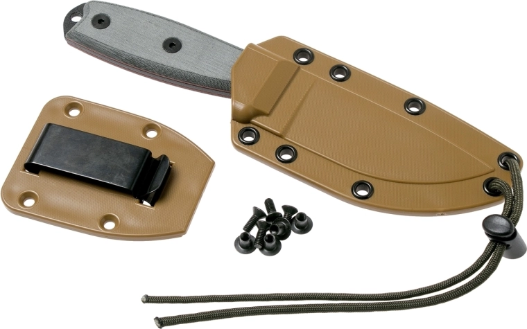 Coyote színű Kydex tok MOLLE rögzítési lehetőséggel
